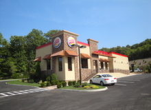 Burger King of smithtown, stone and cement stucco