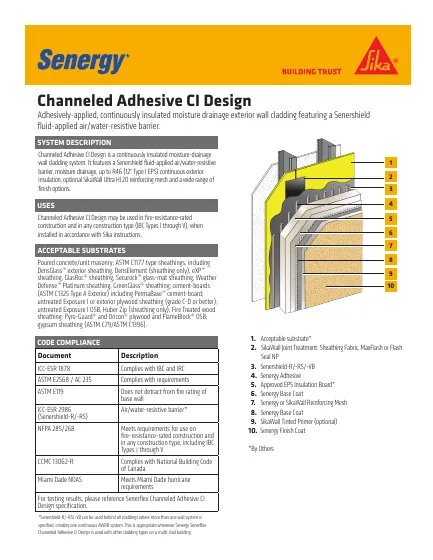 First-page preview of Channeled Adhesive CI Design